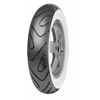 Mitas MC18 3.50-10 51P TL WW Scooter White Wall Tyre - Front/Rear