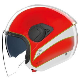 Nolan N20-2 Visor Open Face Tricolore Helmet - White / Red / Green