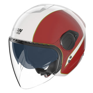 Nolan N20-2 Visor Open Face Tricolore Helmet - White / Red / Green