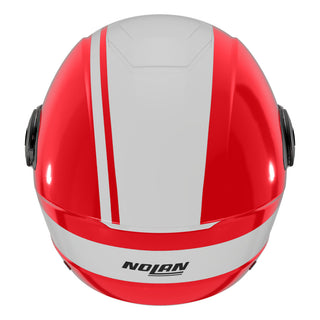 Nolan N20-2 Visor Open Face Dolce Vita Helmet - Red / White