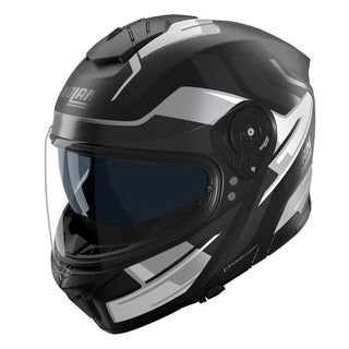Nolan N80-8 Full Face Trittico Helmet - Flat Black / White / Grey