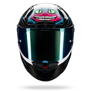 Nolan X-804 Full Face Replica Herbertson Helmet - Carbon / White / Blue