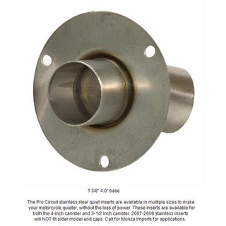 Pro Circuit Stainless Insert - 1 3/8" x 4" Flat Base