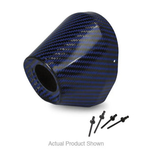 Pro Circuit Blue Carbon Fiber End-Cap Replacement - 4.5"