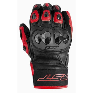 RST Freestyle D3O CE Motorcycle Gloves - Black/Red