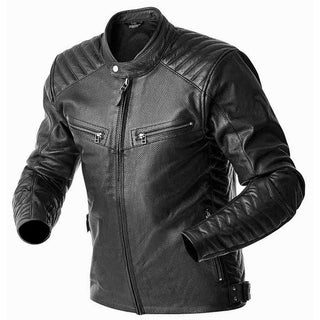 RST Roadster Air D3O CE Leather Motorcycle Jacket - Black