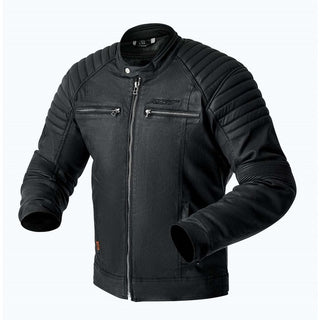 RST Brixton D3O CE Waterproof Classic Wax Motorcycle Jacket - Black