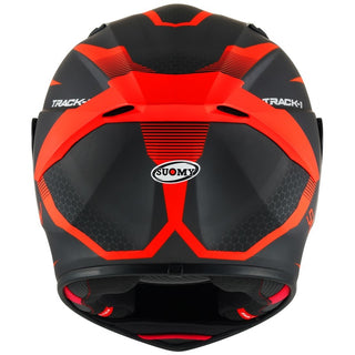 Suomy Track-1 E06 Reaction Full Face Helmet - Matt Anthracite/Red