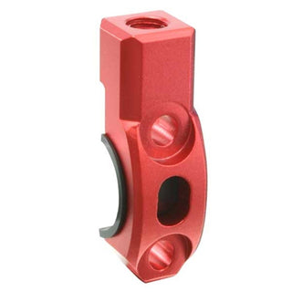 Zeta Rotating Perch Mount Clamp For Motorcycle With 10mm Mirror Mount - Red