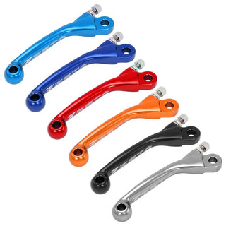 Zeta Brake Lever Pivot For Motorcycle - Replacement Lever 3-Fin Forged - Orange