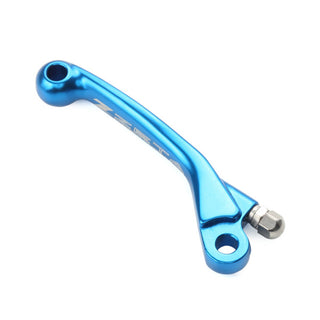 Zeta Brake Lever Pivot For Motorcycle - Replacement Lever 3-Fin Forged - H-Blue