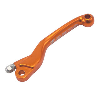 Zeta Clutch Lever Pivot For Motorcycle - Replacement Lever 3-Fin Forged M - Orange