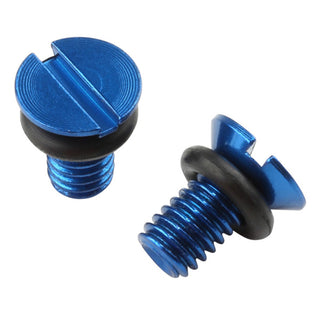 Zeta Fork Air Bleeder Screw For WP Forks - H-Blue 2pcs