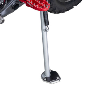 Zeta Stand Pad Enlarger For Honda CRF250L / CRF300L / CRF250L Rally 2017-2020 - Black / Silver