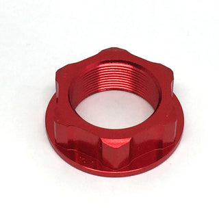 Zeta Steering Stem Nut - M24x32-P1.0 H12 - Red