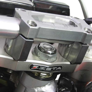 Zeta Steering Stem Cap - 13-17.5mm - Titanium Colour