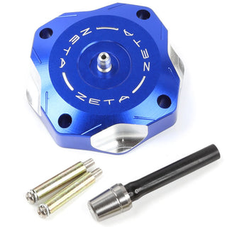 Zeta Alloy Fuel Cap For Suzuki DR-Z400 / Yamaha WR250X/WR250R - Blue