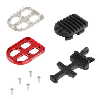 DRC Zeta Adventure Adjust Footpegs 60mm for Honda Models - Red