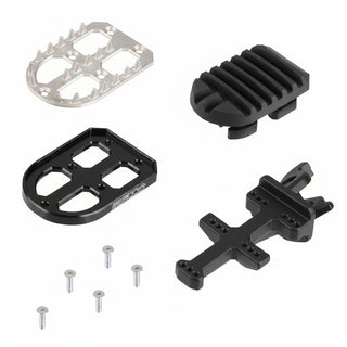 DRC Zeta Adventure Adjust Footpegs 60mm for Honda Models - Black