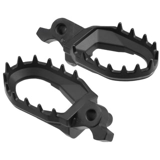 DRC Zeta Max Ultrawide 60mm CrMo Footpegs for Yamaha YZ/WR Models 1999-2023 - Black