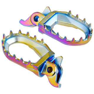 DRC Zeta Max Ultrawide 60mm CrMo Footpegs for Gas Gas, Husqvarna & KTM 2016-2023 - Oilslick