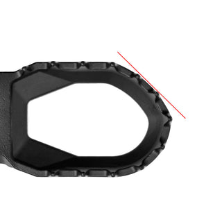 DRC Zeta Max Ultrawide 60mm CrMo Footpegs for Yamaha YZ/WR Models 1999-2023 - Oilslick