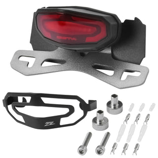 DRC Zeta LED Line Tail Light & Plate Holder for Honda CRF450L/CRF450RL - Red Lens