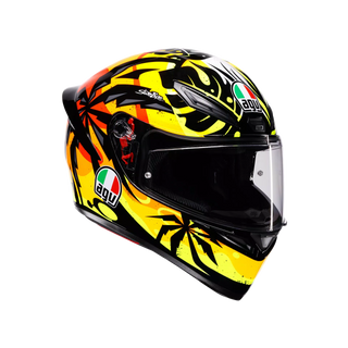 AGV K1 S Tropicrush Full Face Helmet - Black/Orange - MotoHeaven