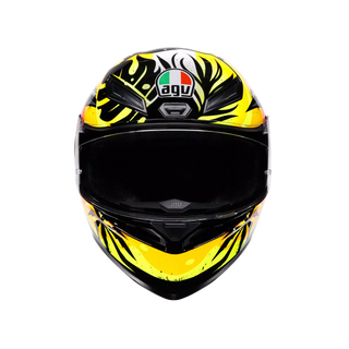 AGV K1 S Tropicrush Full Face Helmet - Black/Orange - MotoHeaven