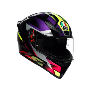 AGV K1 S Fastlap Helmet - Black/Purple/Pink - MotoHeaven