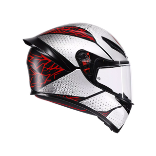 AGV K1 S Speedarmor Full Face Helmet - Matt Black/Grey/Red - MotoHeaven