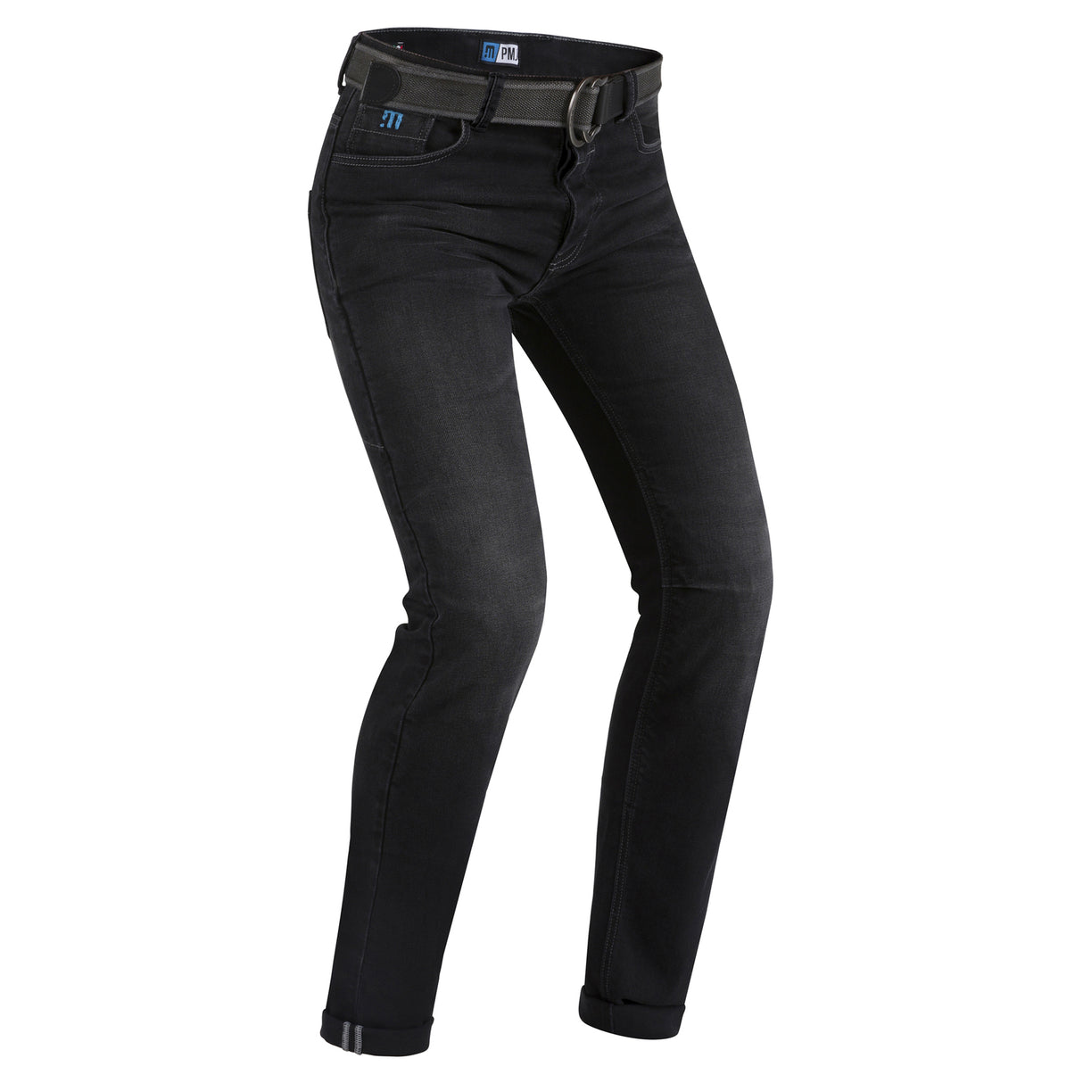 PMJ Caferacer Jeans (With Belt) - Black