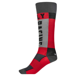 Fly Racing MX Thick Socks - Red/Grey