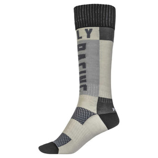 Fly Racing MX Thick Socks - Grey/Black