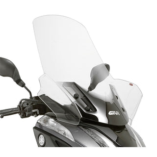 Givi 2120DT Clear Windscreen 74 x 63cm for MBK Tryptik 125 14-17/Yamaha Tricity 125-155 14-23