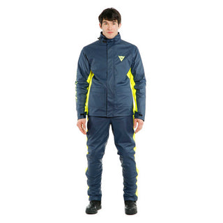 Dainese Storm 2 Unisex Jacket - Black-Iris/Fluoe-Yellow