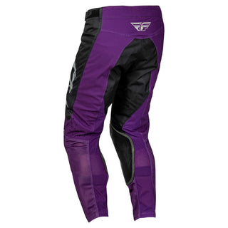 Fly Racing 2023.5 Kinetic Mesh Rave MX Pants - Black/ Purple/ Silver