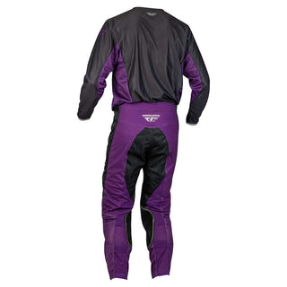 Fly Racing 2023.5 Kinetic Mesh Rave MX Pants - Black/ Purple/ Silver