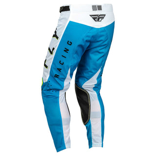 Fly Racing  2023.5 Kinetic Mesh Kore MX Pants - Black/ White/ Hi-Vis