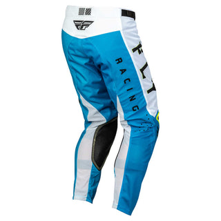 Fly Racing  2023.5 Kinetic Mesh Kore MX Pants - Black/ White/ Hi-Vis