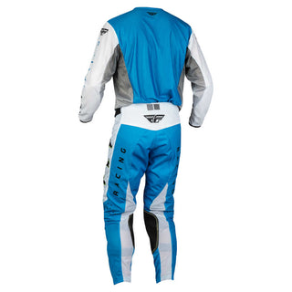 Fly Racing  2023.5 Kinetic Mesh Kore MX Pants - Black/ White/ Hi-Vis