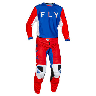 Fly Racing 2023.5 Kinetic Mesh Kore SE MX Pants - Red/ White/ Blue
