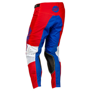 Fly Racing 2023.5 Kinetic Mesh Khaos MX Pants - Red/ White/ Blue