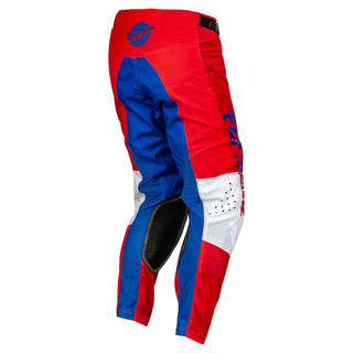Fly Racing 2023.5 Kinetic Mesh Khaos MX Pants - Red/ White/ Blue