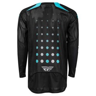 Fly Racing 2024 Evolution Strobe MX Jersey - Black/ Electric Blue