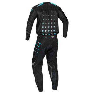 Fly Racing 2024 Evolution Strobe MX Jersey - Black/ Electric Blue