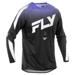 Fly Racing 2025 Evolution MX Jersey - Black/ White/ Purple
