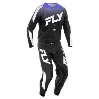Fly Racing 2025 Evolution MX Jersey - Black/ White/ Purple