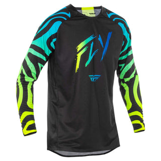 Fly Racing Legacy 2025 Evolution DST ZEN MX Jersey - Black/ Blue/ Yellow