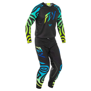 Fly Racing Legacy 2025 Evolution DST ZEN MX Jersey - Black/ Blue/ Yellow